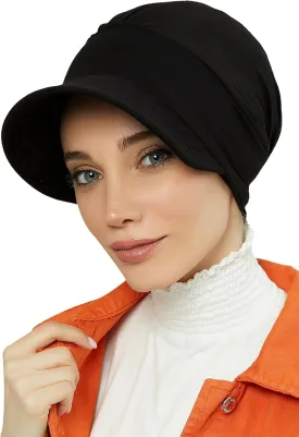 Aisha's Design Instant Turban� Cotton Women's Stylish Visor Cap Hat Women Headwear