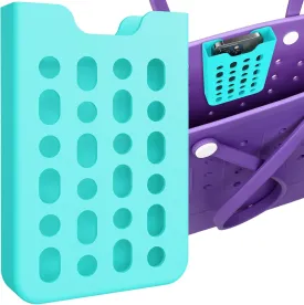 avakot Phone Holder Fit for Bogg Bag, Universal Lightweight Sturdy Insert Case, Phone Case Holder Accessories, Soft Silicone Phone Accessories Compatible with Tote Bag, Blue