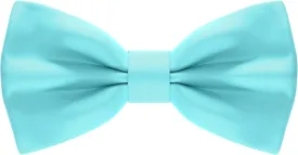 Bow Tie House Satin Classic Pre-Tied Bow Tie Formal Solid Tuxedo for Adults & Children