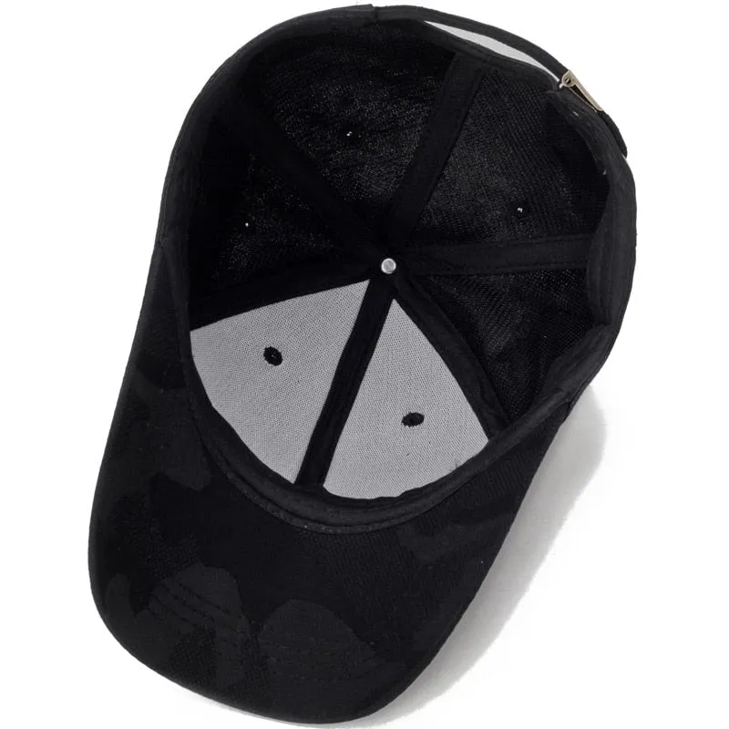 Camouflage Unisex Baseball Caps Outdoor Men Women Adjustable Acrylic Trucker Hat Kpop Sanpback Casual Bone Casquette