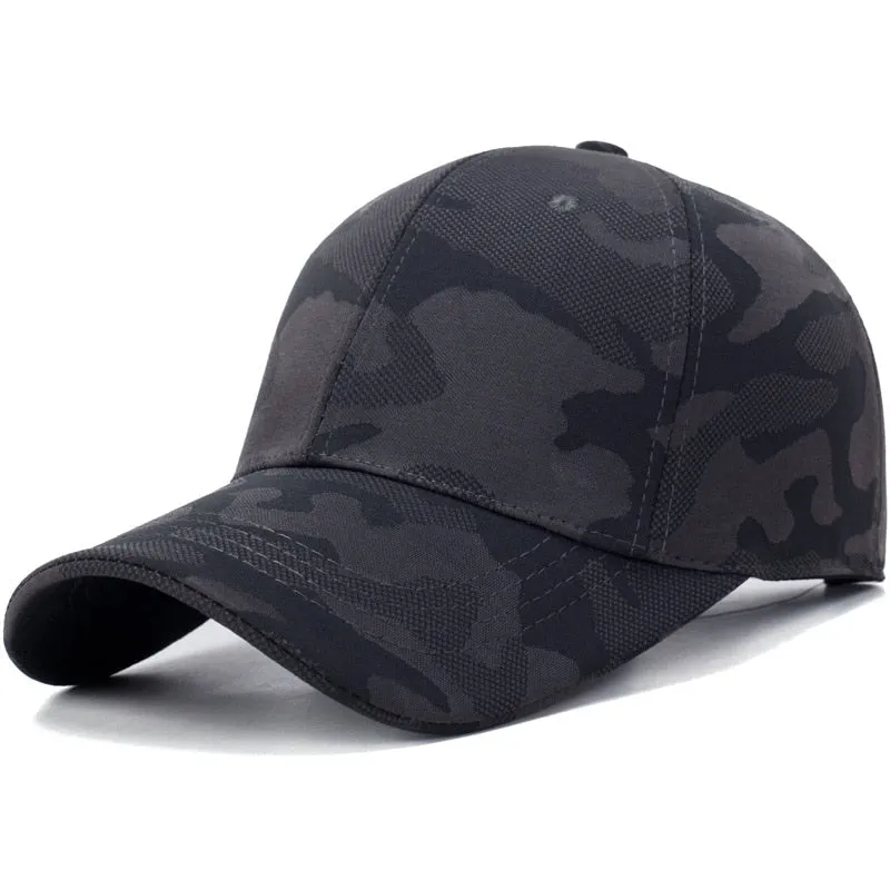 Camouflage Unisex Baseball Caps Outdoor Men Women Adjustable Acrylic Trucker Hat Kpop Sanpback Casual Bone Casquette