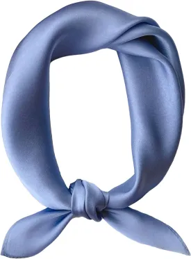 Ciormis 100% Mulberry Silk Scarf - Women's 21''/27'' Square Real Silk Hair Head Scarf Neckerchief with Gift Packaged