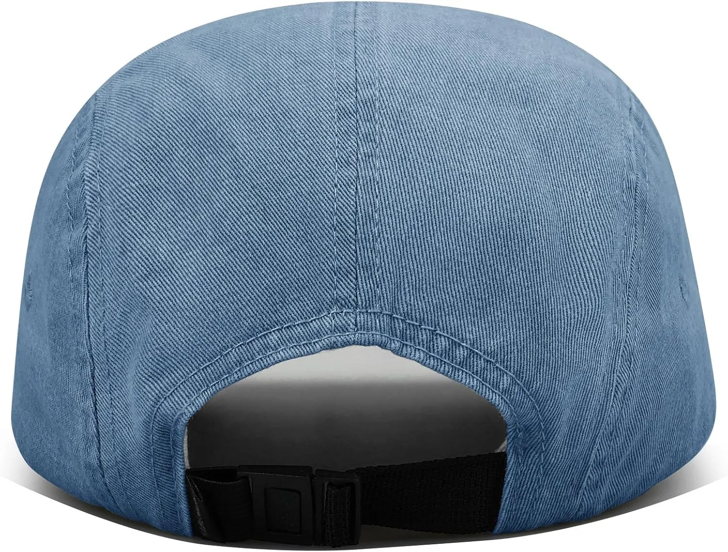 Clakllie 5 Panel Flat Brim Baseball Cap - Washed Cotton, Vintage Dad Hat for Men & Women Street Style Trucker Cap Hip Hop Hat