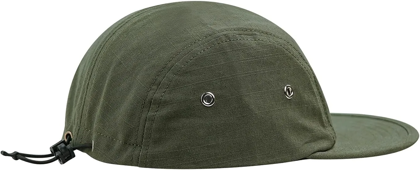 Clakllie Stylish Flat Bill Cap Cotton Baseball Hat Anti Sweat Sunscreen Trucker Cap Dad Hat Urban Street Camper Cap Snapback