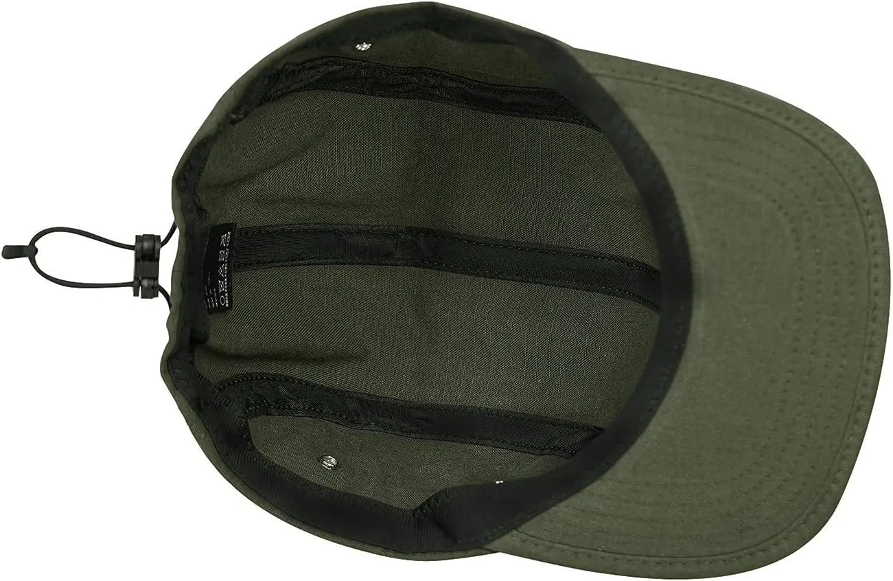 Clakllie Stylish Flat Bill Cap Cotton Baseball Hat Anti Sweat Sunscreen Trucker Cap Dad Hat Urban Street Camper Cap Snapback