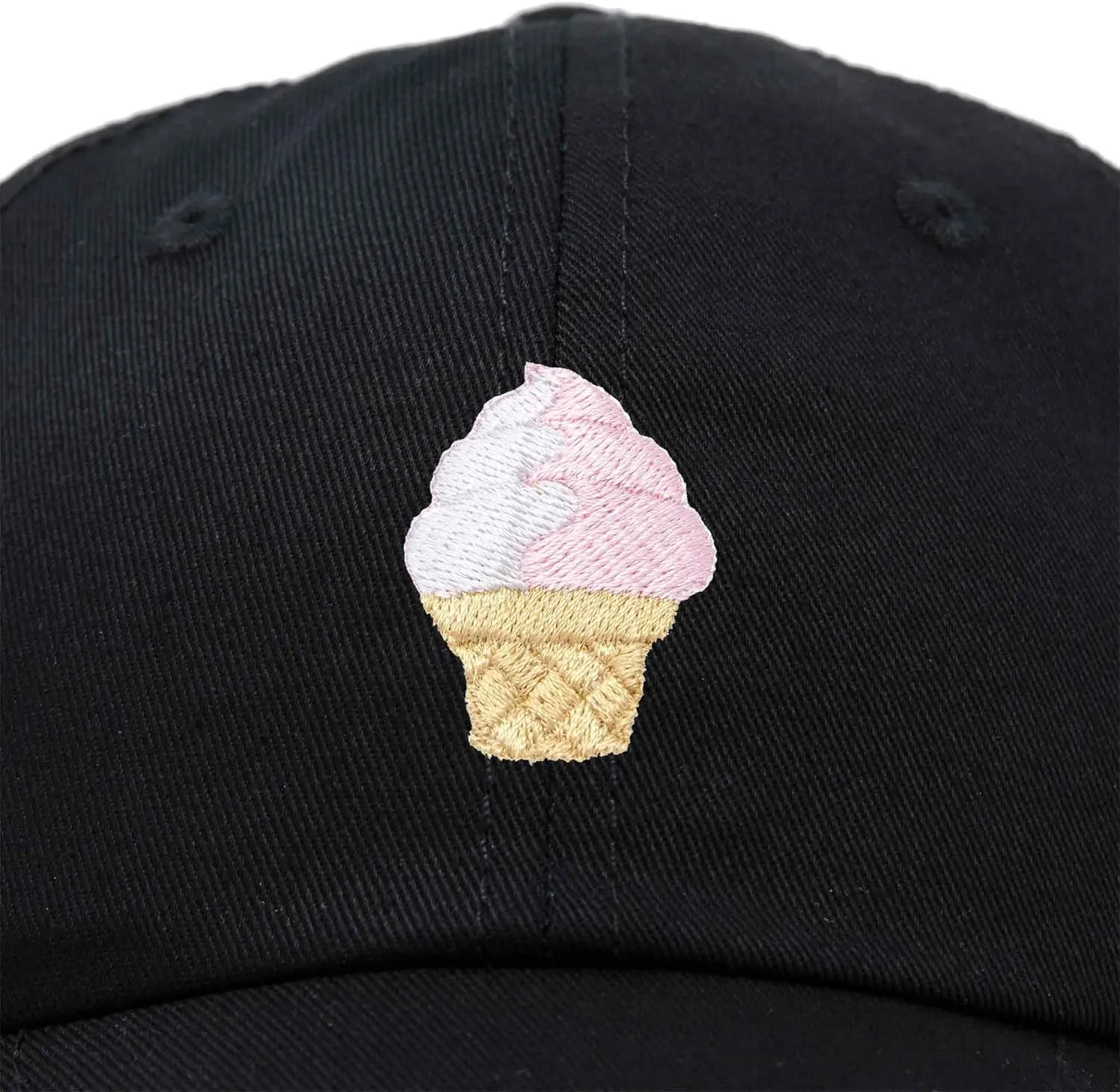DALIX Soft Serve Ice Cream Hat Cotton Baseball Cap