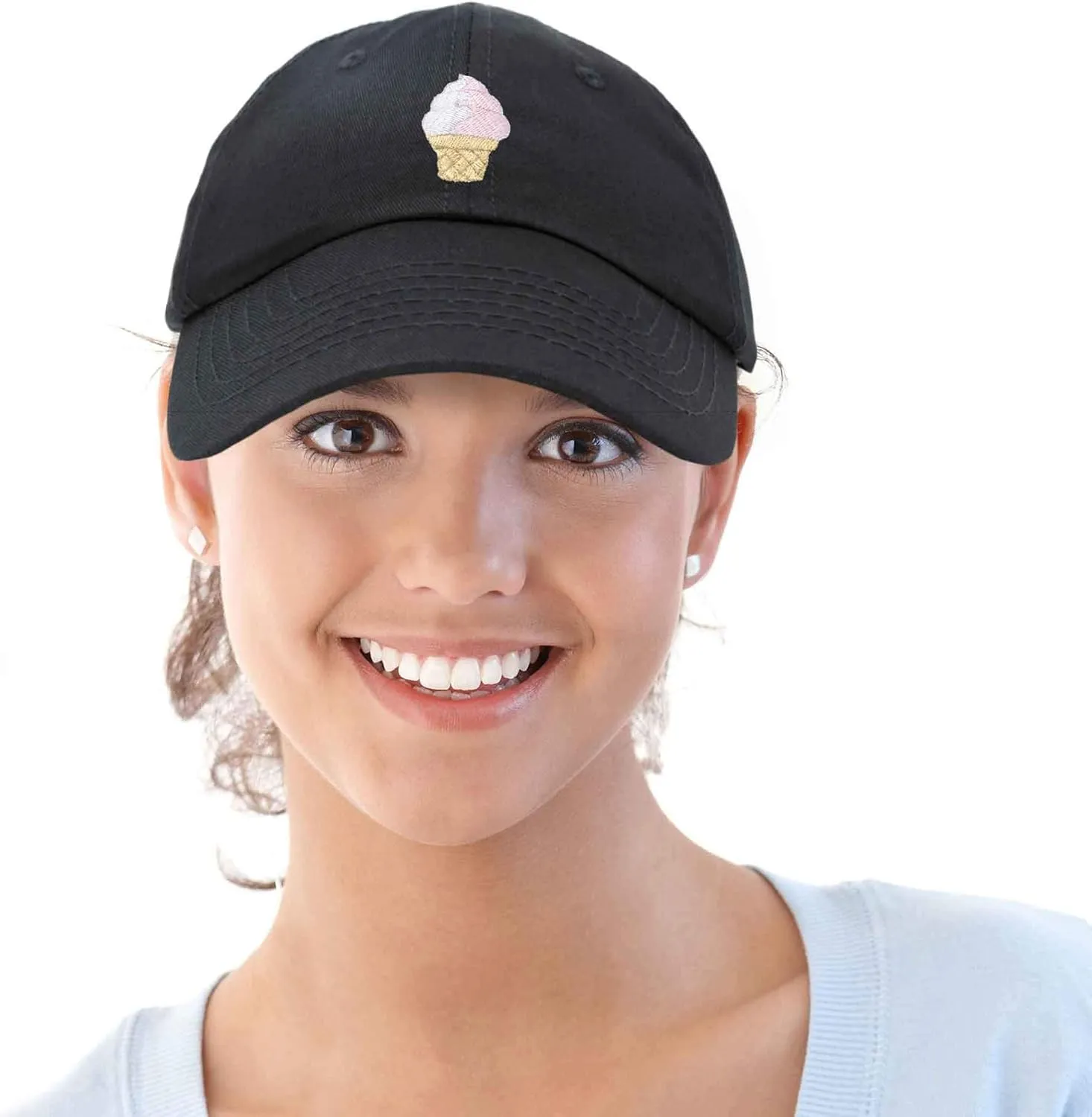 DALIX Soft Serve Ice Cream Hat Cotton Baseball Cap