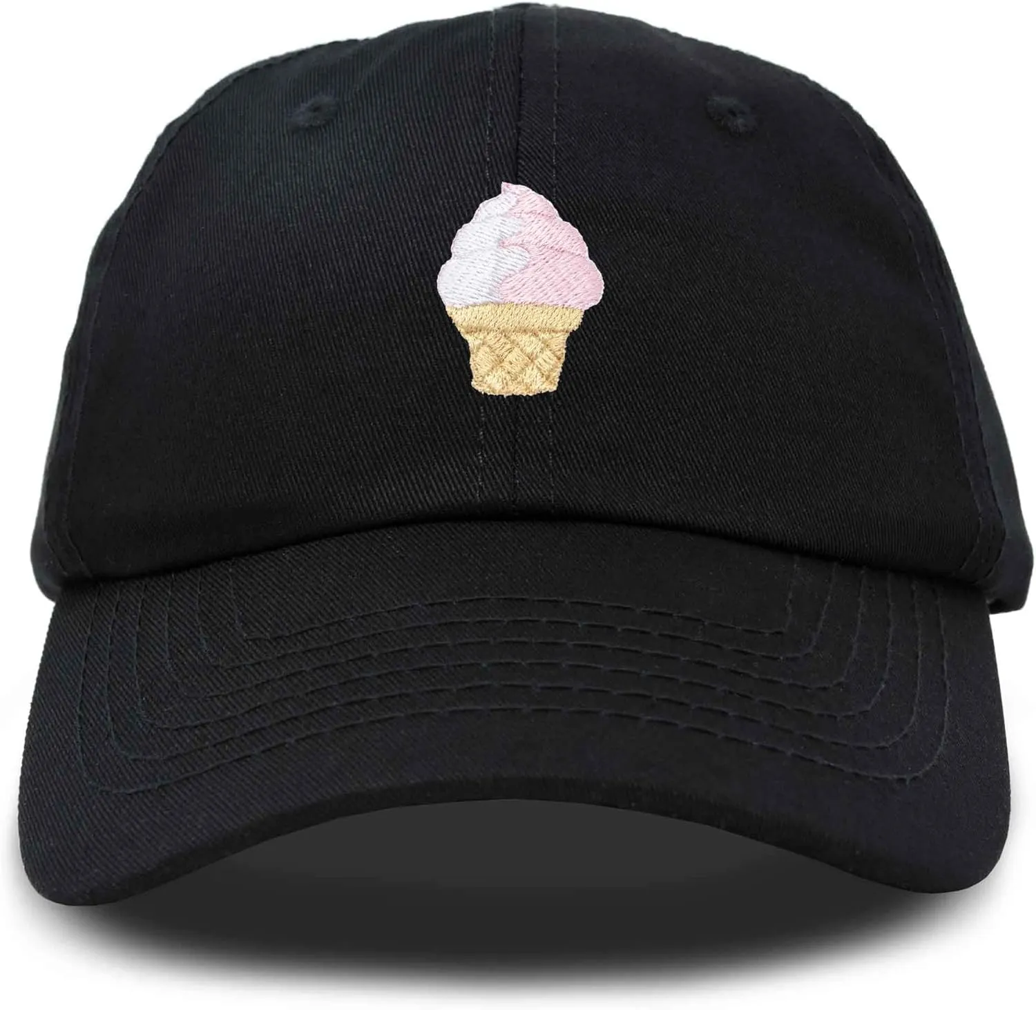 DALIX Soft Serve Ice Cream Hat Cotton Baseball Cap