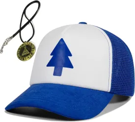 Dipper Hat Cosplay Costume for Adult, Pines Party Clothing Set