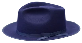 Duvall Wool Classic Brim Teardrop Crown Snap Brim Hat by Bruno Capelo