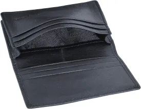 Easyoulife RFID Mens Slim Front Pocket Wallet Genuine Leather Bifold ID/Credit Card Holder