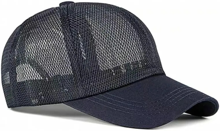 FASHIXD Mesh Baseball Cap for Men Women Summer Breathable Trucker Hats Adjustable Outdoor Sports Running Hats