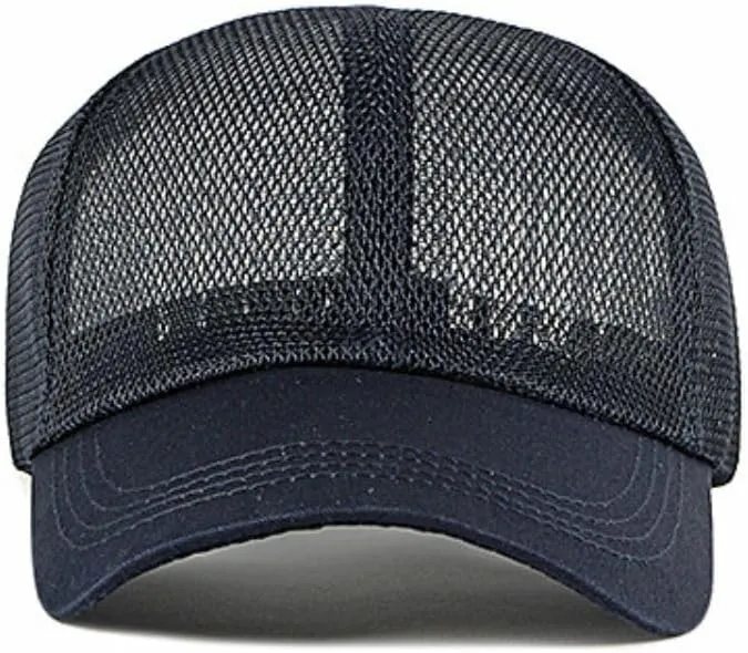 FASHIXD Mesh Baseball Cap for Men Women Summer Breathable Trucker Hats Adjustable Outdoor Sports Running Hats