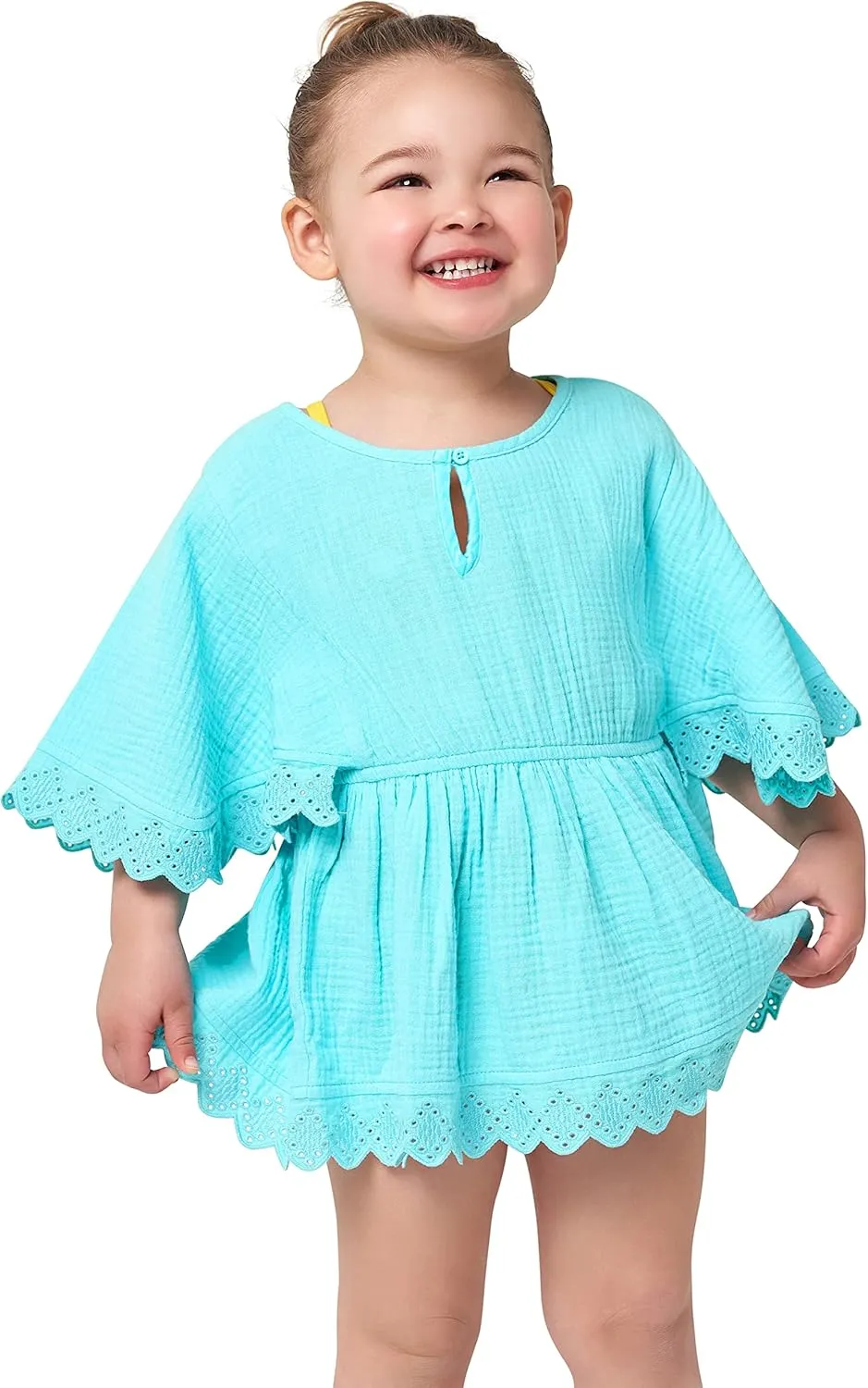 Gerber baby-girls Toddler Kaftan Swim Cover Up