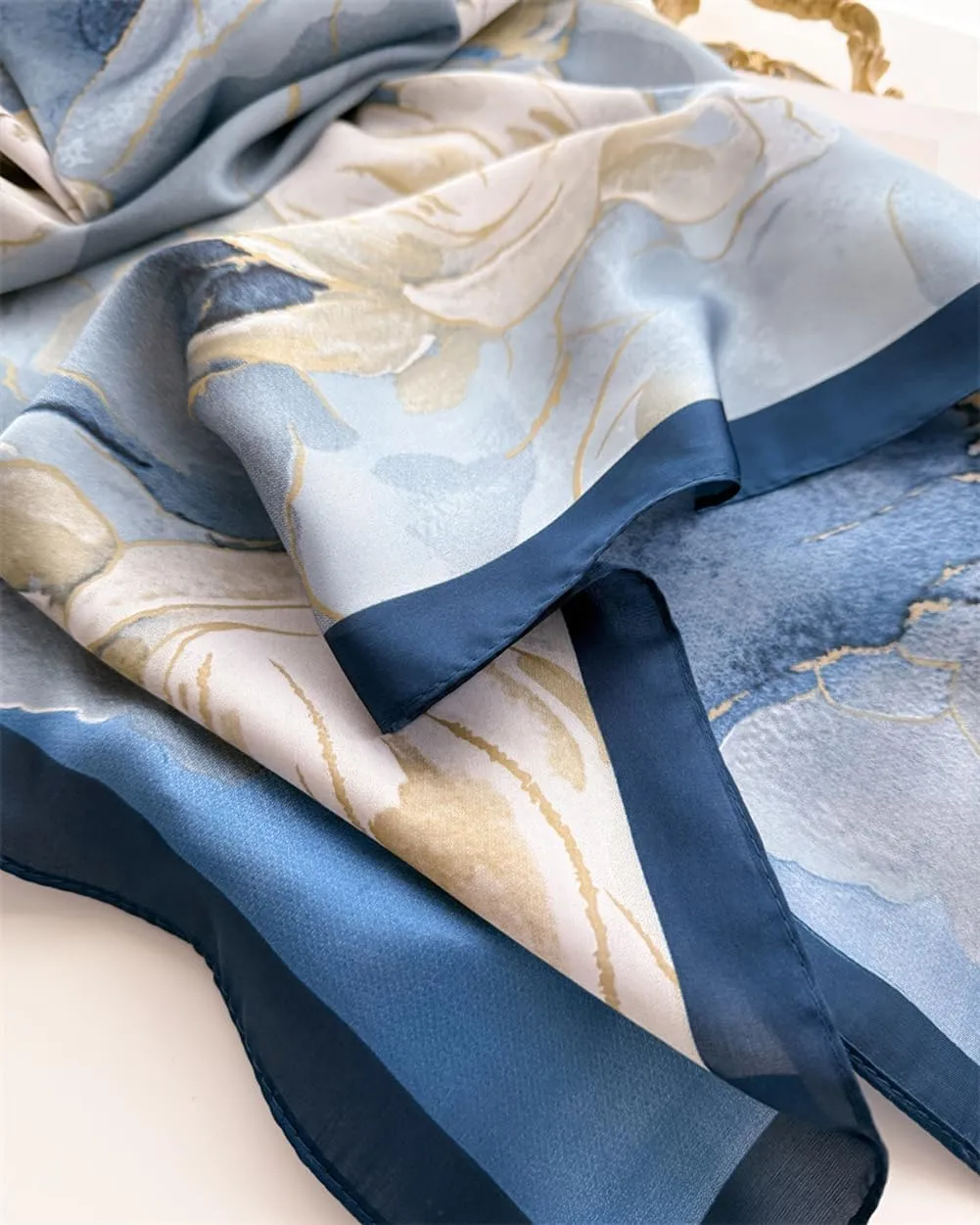 Headscarf Large Square Scarf 35" Fashion Scarves Silk Feeling Hair Wrapping Scarfs Hairscarf BA16