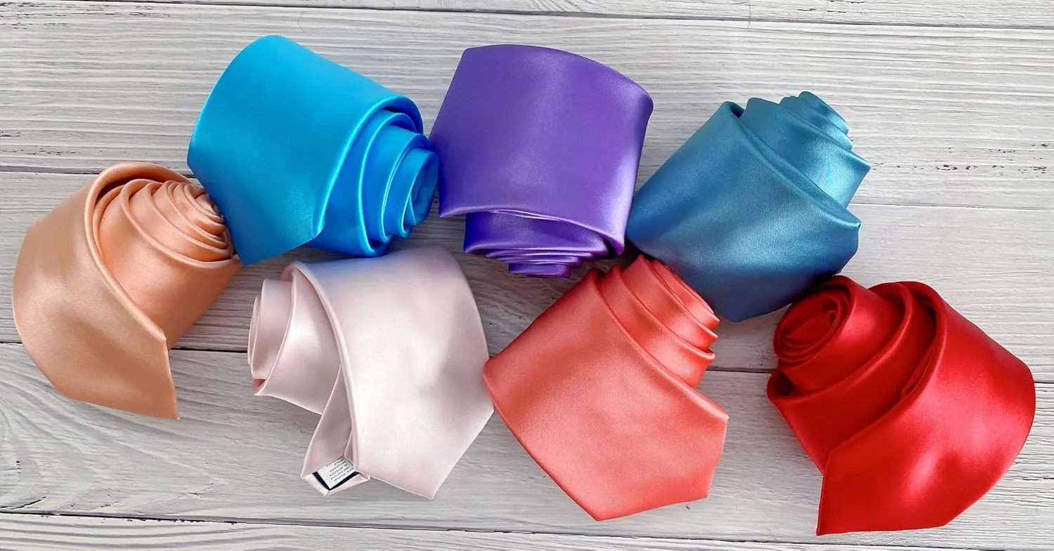 KissTies Boys Tie Satin Necktie For Teens Ties   Gift Box