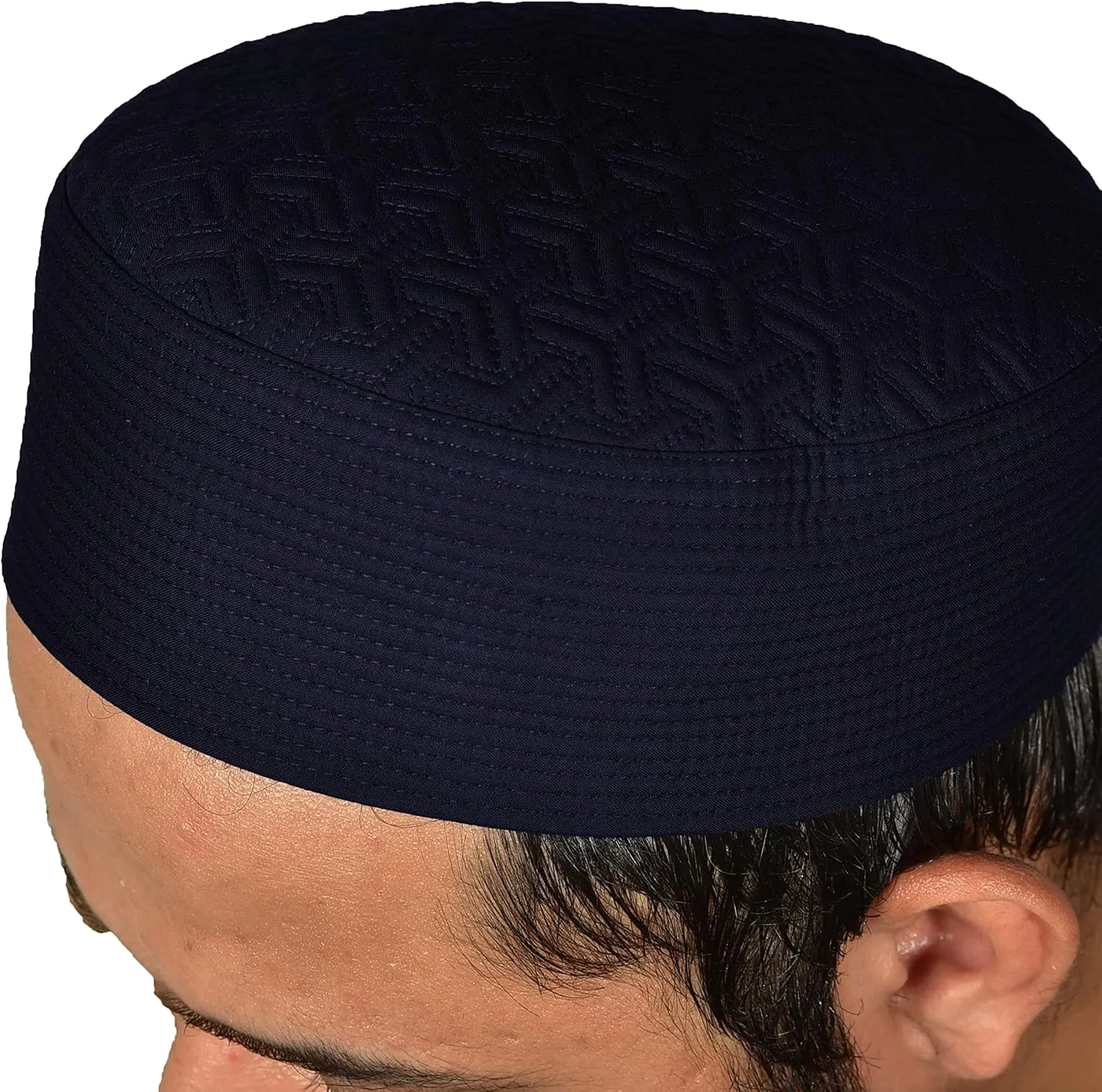 Kufi Hat for Men Soft Fabric - Warm Muslim Koofi - Beanie Ramadan Topi Prayer and Chemo Cap