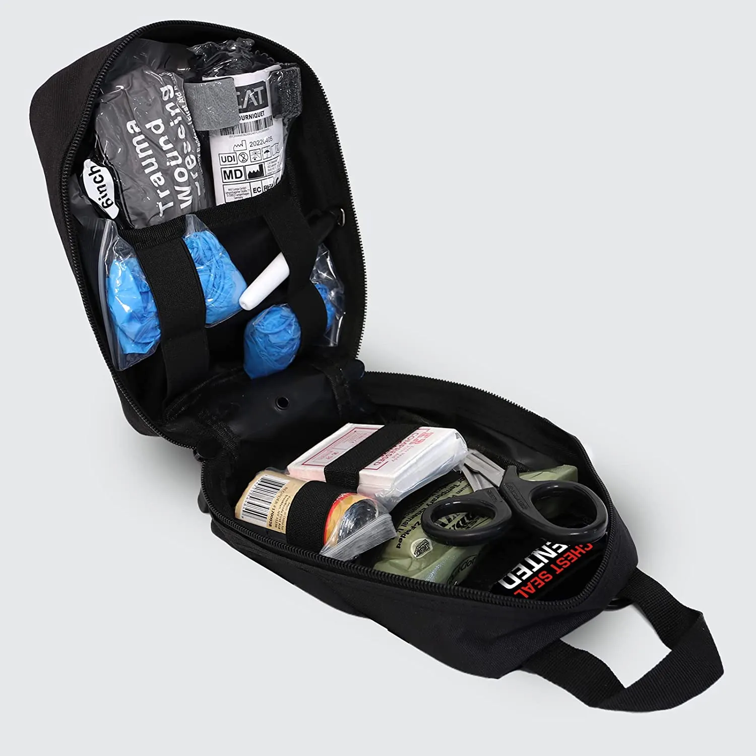 MediTac On Code Trauma IFAK Kit - Feat. CAT Tourniquet & Chest Seals
