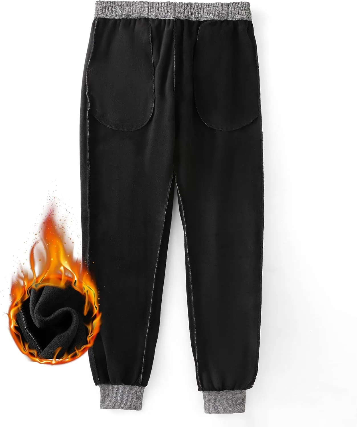 Men's Warm Lined Athletic Sweatpants Jogger Fleece Pants Winter Warm Track Pants