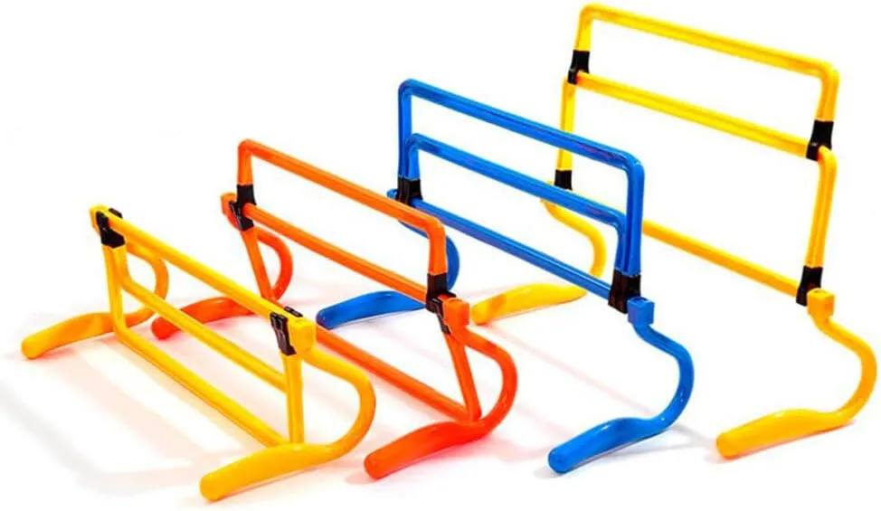 NOLITOY Removable Training Hurdles, Agility Hurdles Training Fitness Soccer Football Practice Equipment Exercise Barrier Field
