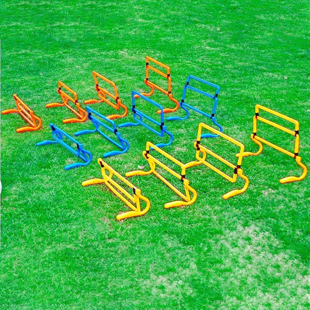 NOLITOY Removable Training Hurdles, Agility Hurdles Training Fitness Soccer Football Practice Equipment Exercise Barrier Field