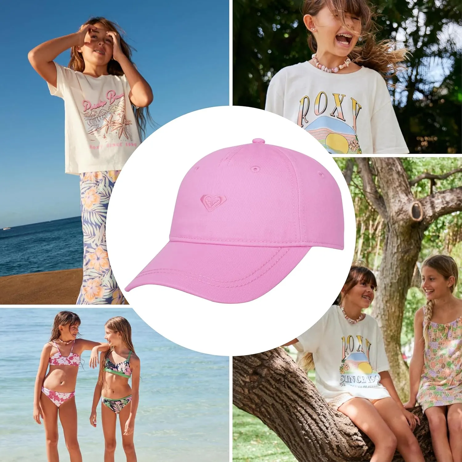 Roxy Girls' Dear Believer Baseball Hat