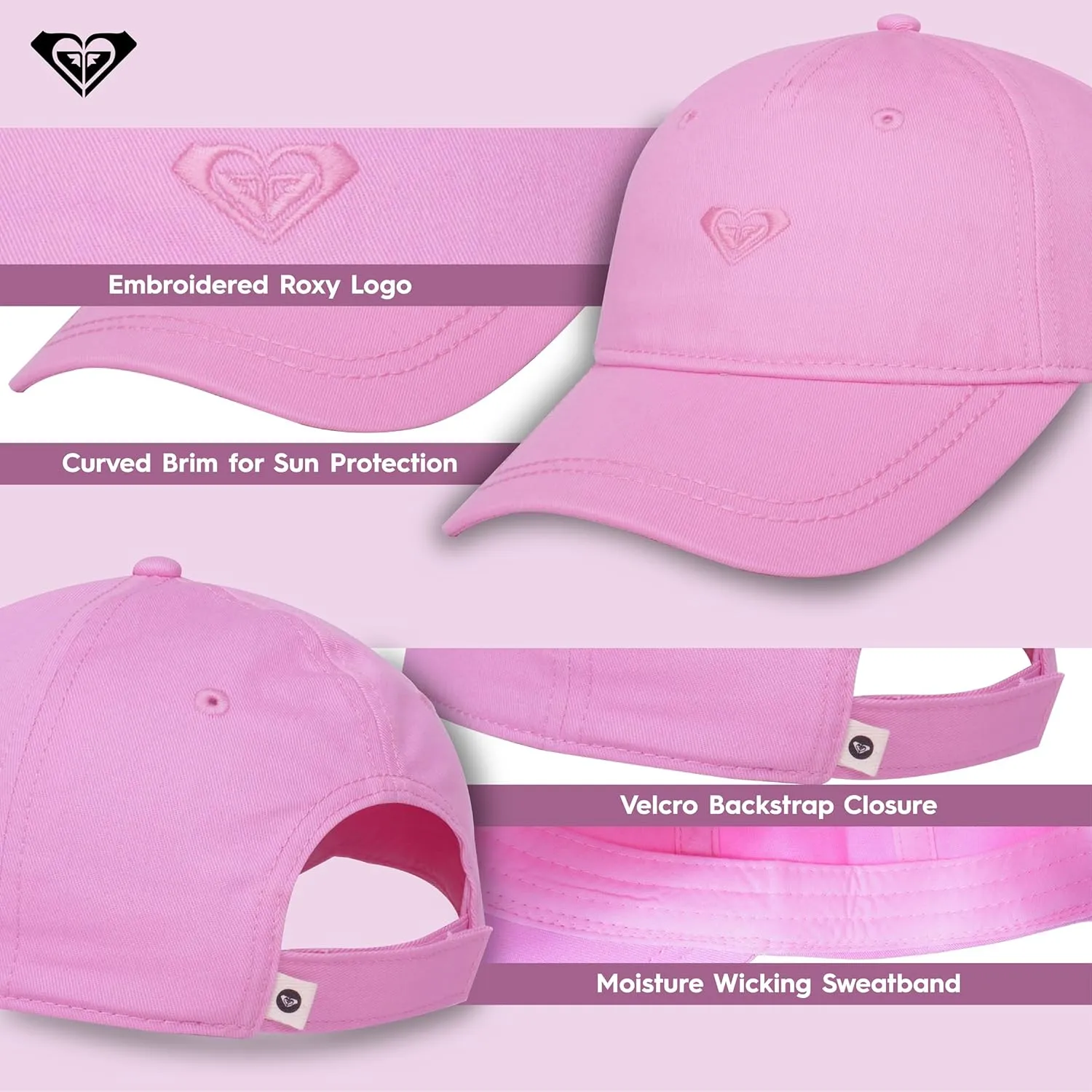 Roxy Girls' Dear Believer Baseball Hat