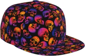 Snapback Hat for Men Women,Stylish Flat Bill Hat Baseball Caps Adjustable Flat Brim Hip Hop Baseball Hats