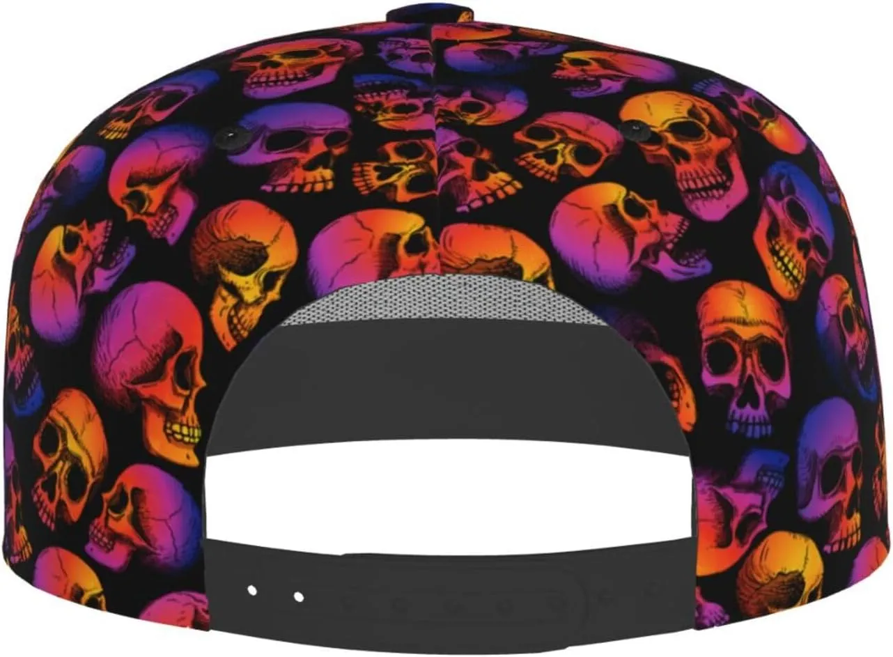 Snapback Hat for Men Women,Stylish Flat Bill Hat Baseball Caps Adjustable Flat Brim Hip Hop Baseball Hats