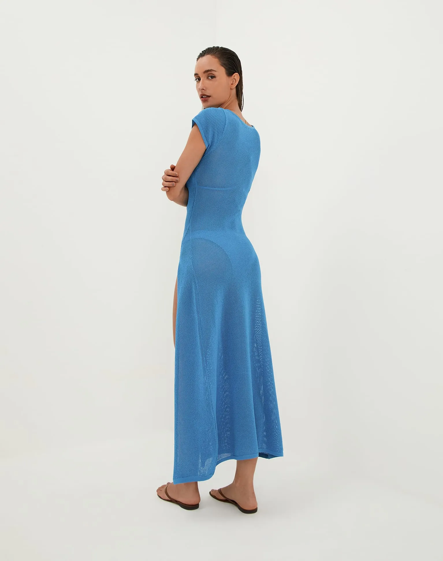 Sylvie Long Cover Up - Beach Front