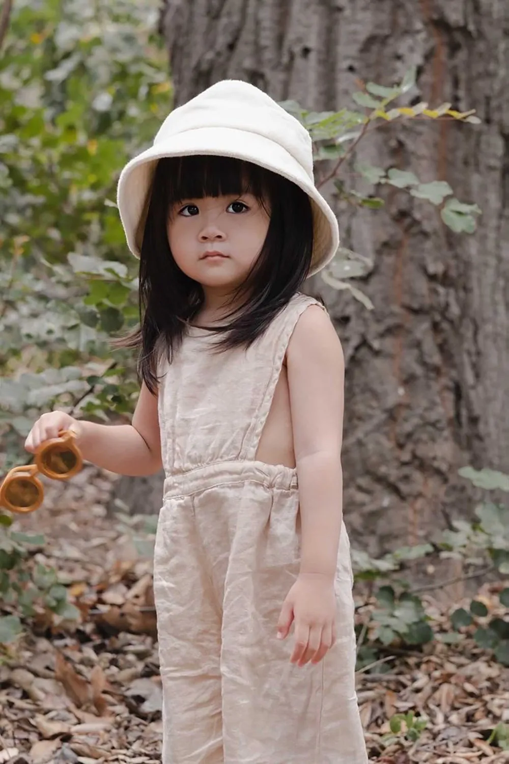 Wave Bucket - Beige Terry - Kids Mini