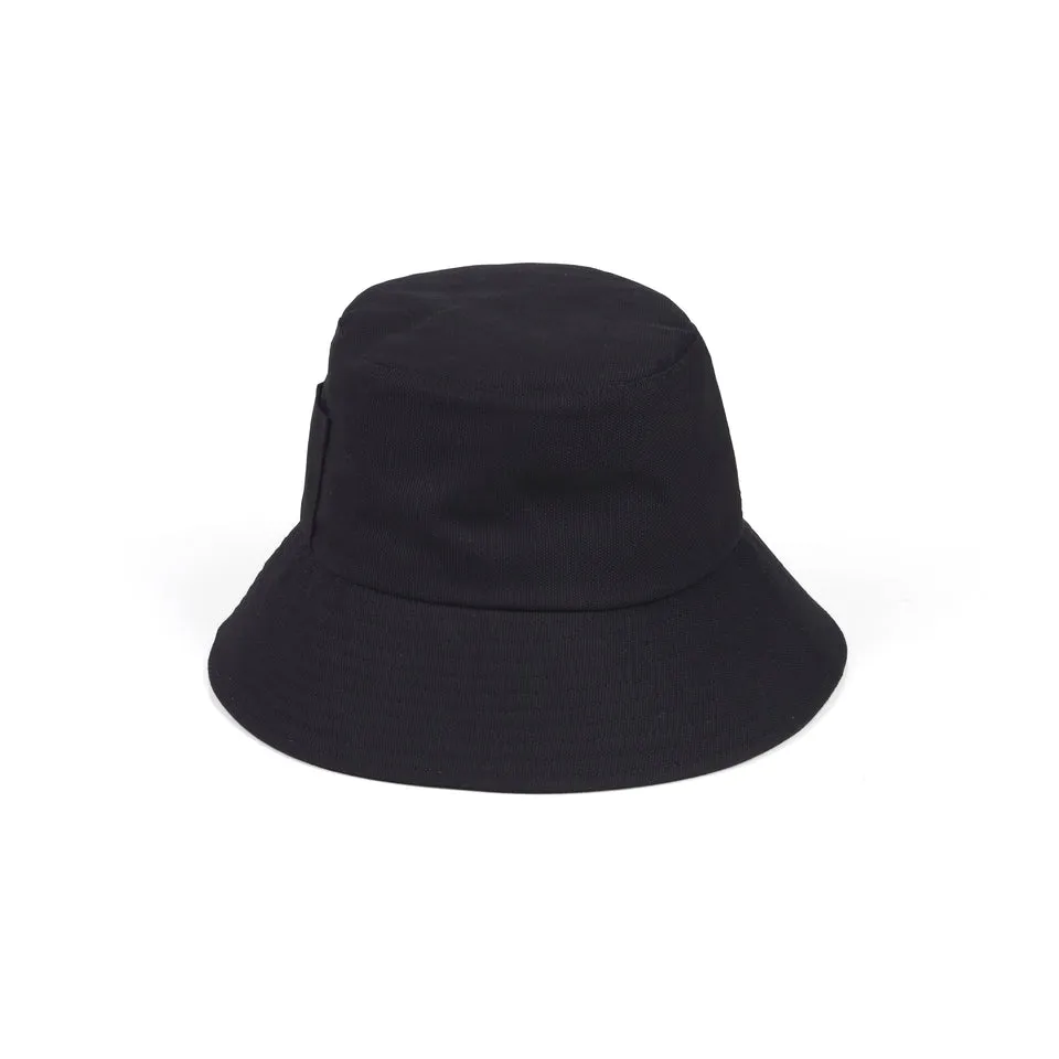 WAVE BUCKET HAT - BLACK