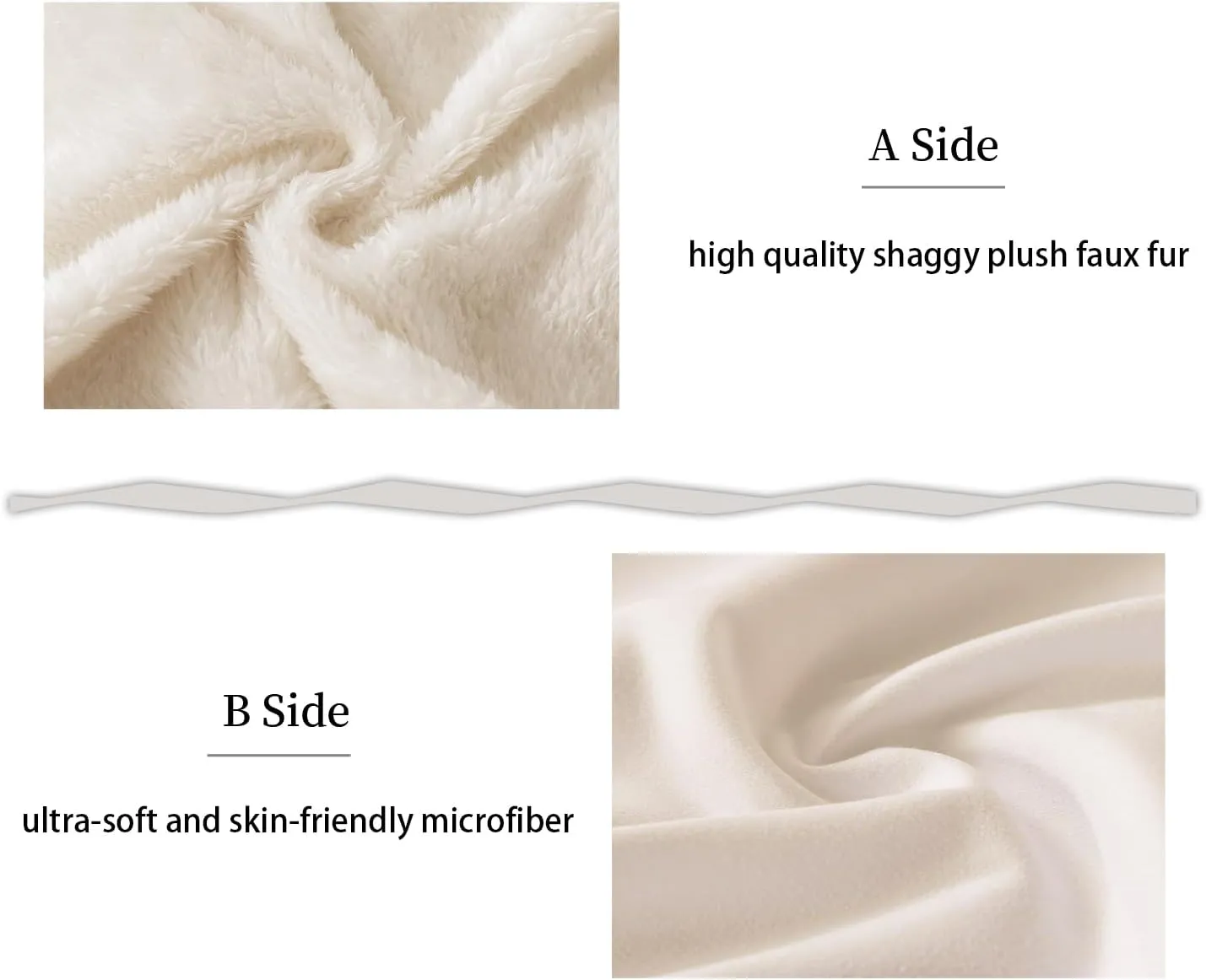 WhatsBedding Memory Foam Body Pillow with Plush Fuzzy Cover, Full Body Pillow for Adults, Long Pillow for Sleeping, Soft Pillow Fluffy Supportive