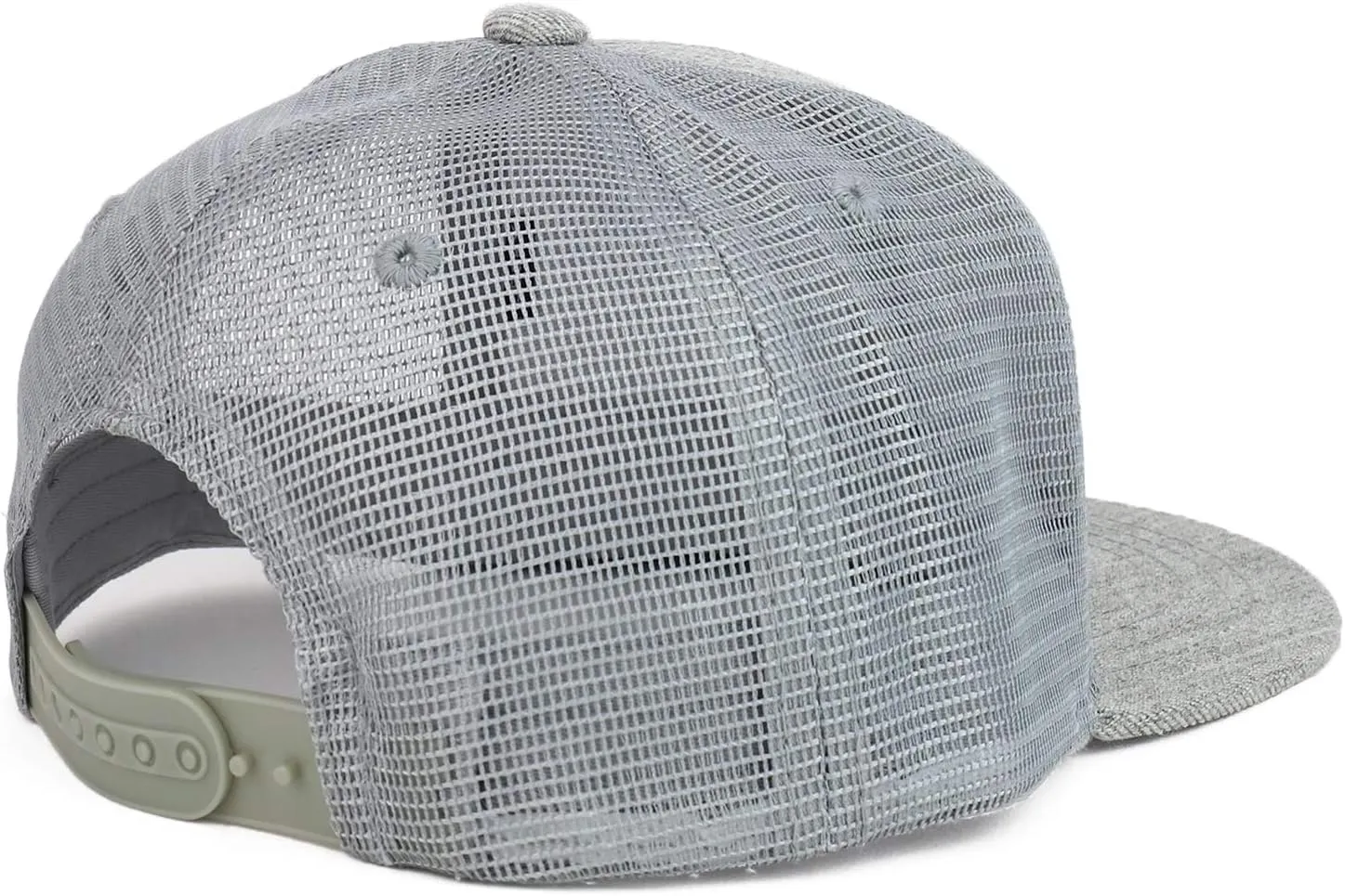 Youth Stylish Flat Bill Structured Mesh Back Snapback Trucker Cap