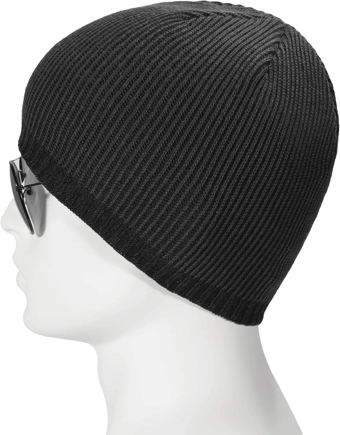 ZLYC Men Fashion Knit Fisherman Beanie Hat Winter Warm Thick Skull Cap