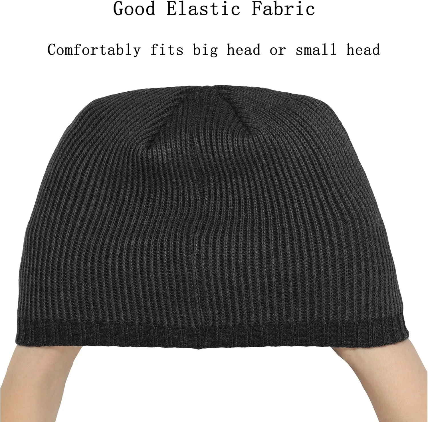 ZLYC Men Fashion Knit Fisherman Beanie Hat Winter Warm Thick Skull Cap
